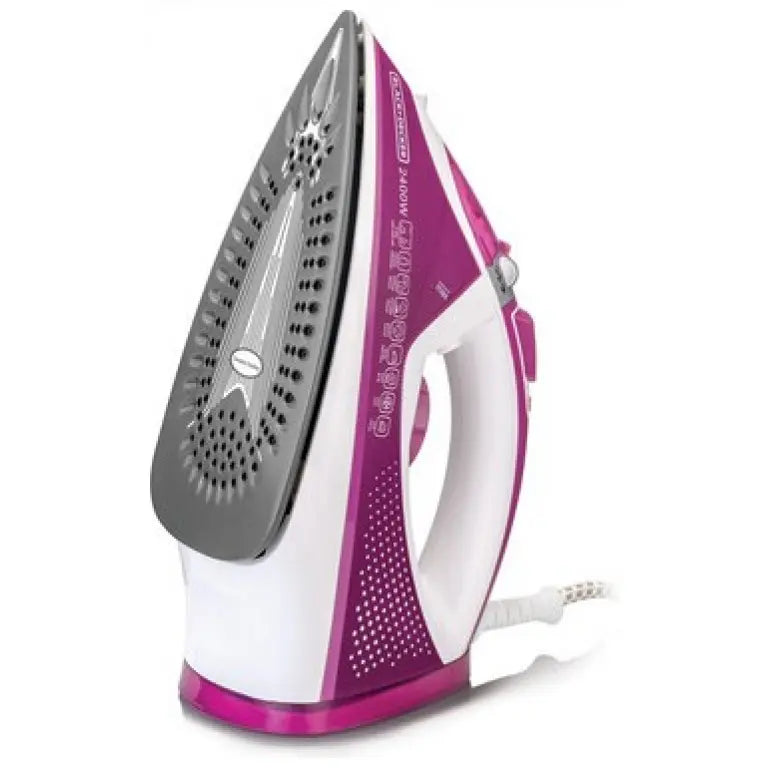 Black+Decker Ceramic Steam Iron, 2400Watt, Purple – X2450 Black+Decker Ceramic Steam Iron, 2400Watt, Purple – X2450